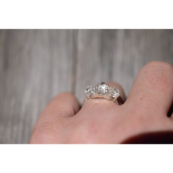 Engagement Ring, Raw Diamond Ring, Diamond Ring, uncut engagement ring, Rough - Picture 5 of 5